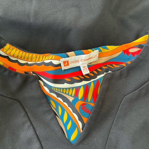 Jude Connally Black Megan Dress in Lightweight Jude Cloth, size XS - Picture 8 of 10